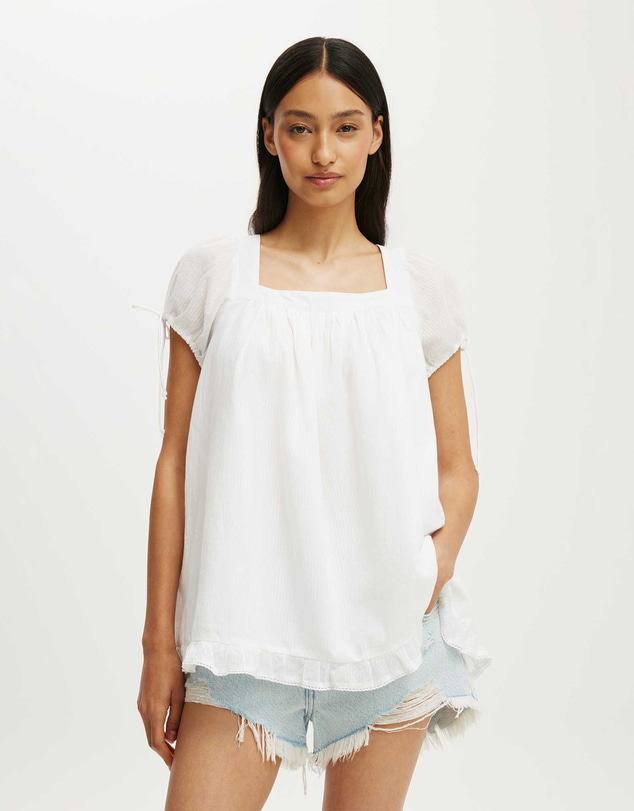 Cotton On - Eliza Babydoll Tunic Top