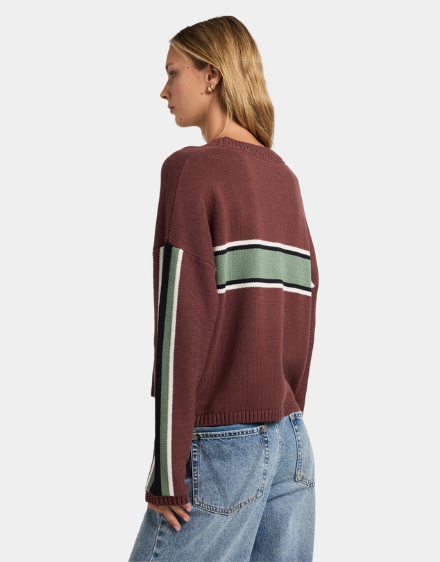 RVCA - Womens Ivy Stripe Crew Neck
