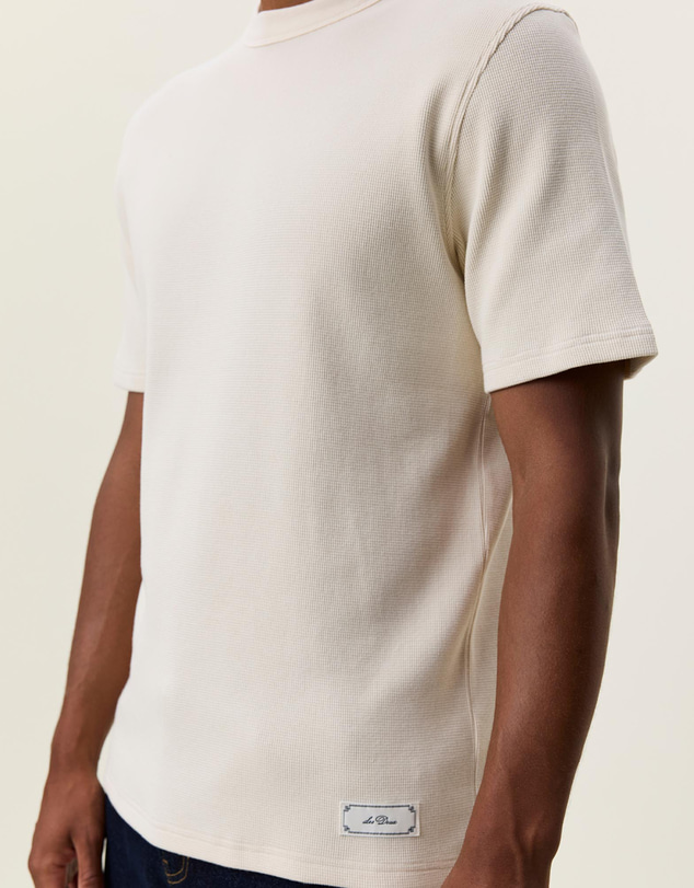 Les Deux - Label Waffle T-Shirt