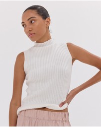 Cloth & Co. - The Rib Funnel Neck Tank