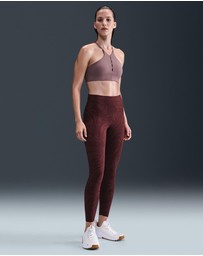 Nike - Zenvy Gentle-Support High-Waisted 7/8 Printed Leggings
