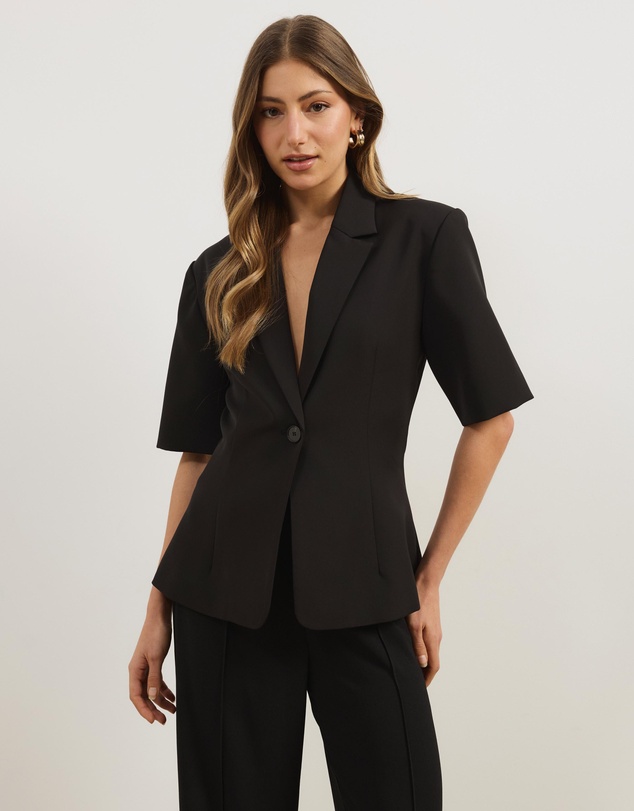 Atmos&Here - Lana Short Sleeve Blazer