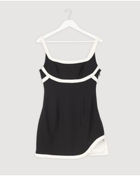 Revibe - Repaired BY JOHNNY. Calypso Splice Mini Dress - AU 10