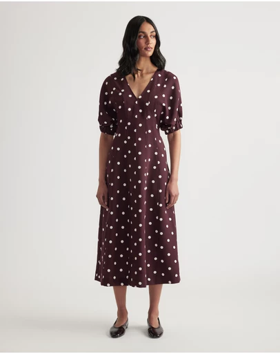 Decjuba - Drew Panelled Midi Dress