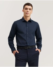 Country Road - Regular Fit Textured Travel Shirt