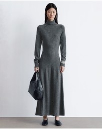 & Other Stories - Merino Wool Turtleneck Maxi Dress