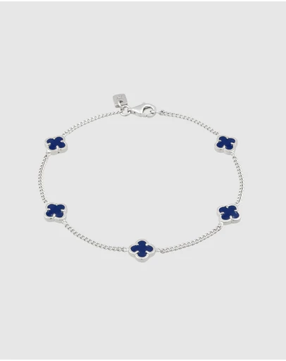Kuzzoi - ICONIC EXCLUSIVE - Cloverleaf Bracelet in 925 Sterling Silver