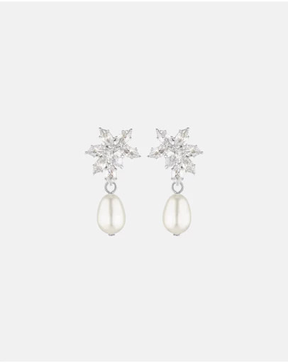 Stephanie Browne - Aster Pearl Earrings