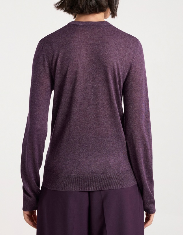 David Lawrence - Peta Sparkle V Neck Knit
