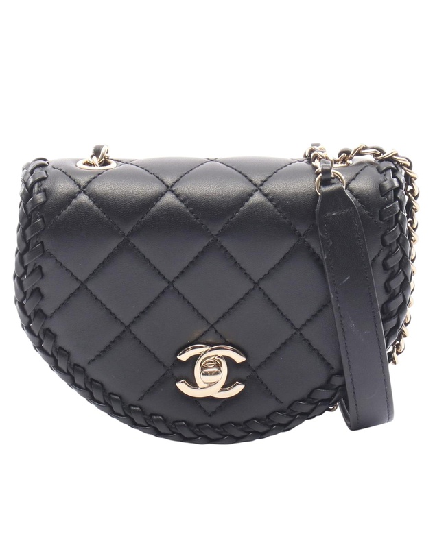 Pre-Loved by Azura Reborn - Pre-Loved Mini Quilted Lambskin Braided Flap
