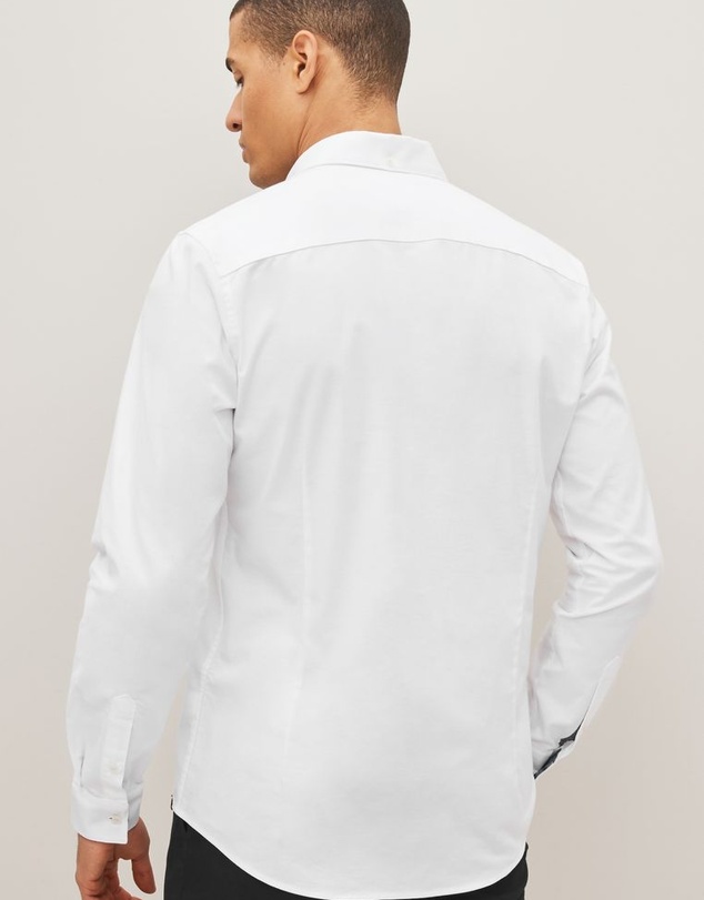 NEXT - Stretch Oxford Long Sleeve Shirt