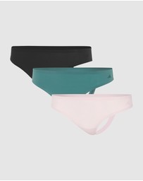 adidas Sportswear - 3 Pack Active Light Flex Thong Underwear