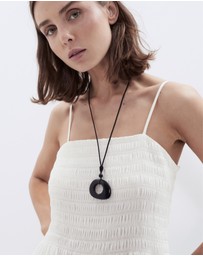 UNISON - Ramie Shirred Dress