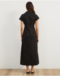 Atmos&Here - Marcy Pin Tuck Midi Dress