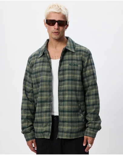 X-Large - Italic Zip Shirt