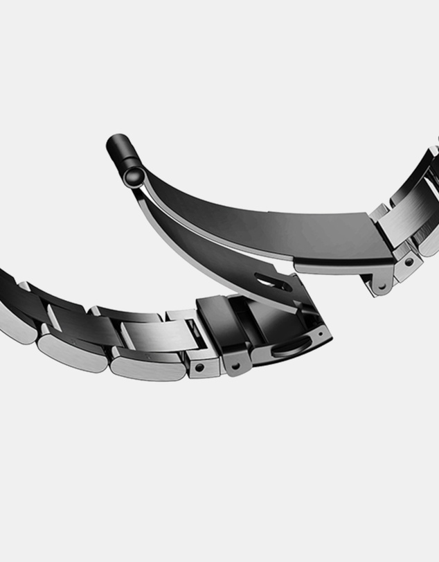 Friendie - Stainless Steel Link Bracelet Band - The Sydney - Apple Watch Compatible