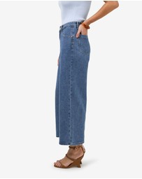 Forcast - Windsor Cropped Wide Leg Jeans