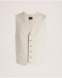 SABA - Elias Cotton Linen Waistcoat