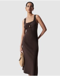 & Other Stories - Buckle-Detailed Midi Dress