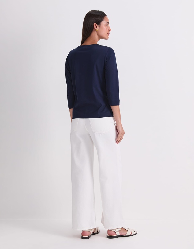 Sportscraft - Mercerised Cotton 3/4 Sleeve Tee