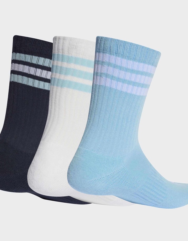 adidas Performance - 3-Stripes Cushioned Crew Socks 3 Pair Pack Unisex