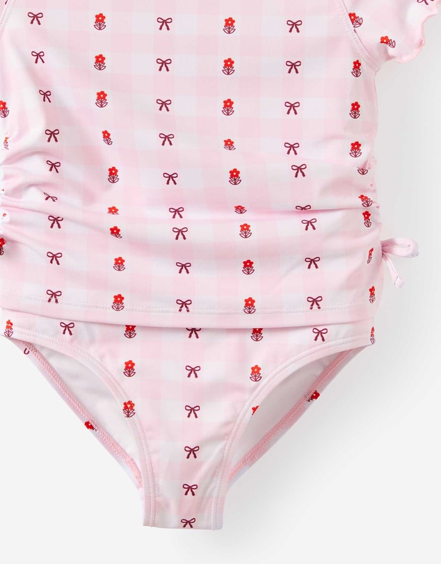 Cotton On Kids - Florence S/S Rashie And Bikini Bottom Set