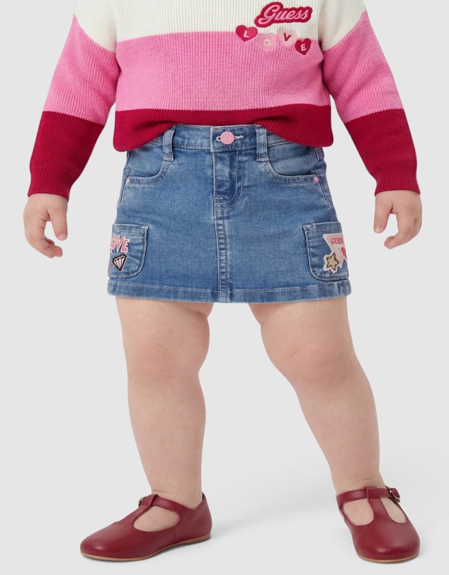 GUESS - Stretch Denim Mini Skirt