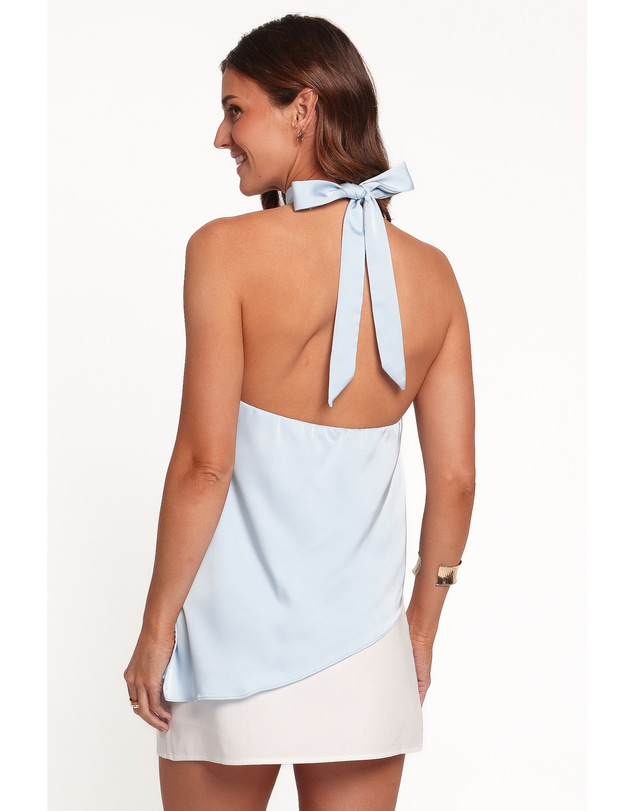 Petal & Pup - Merlin Halterneck Top - Blue
