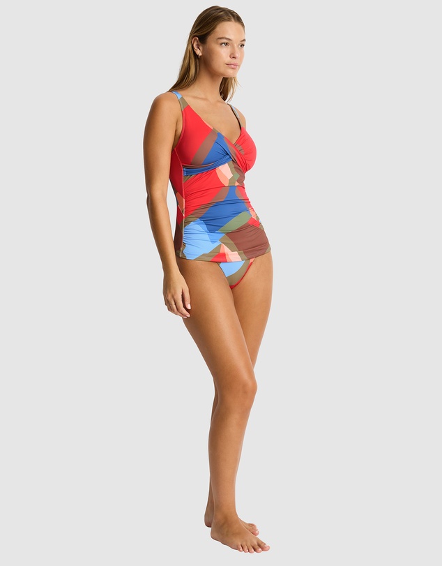 Sea Level Australia - Santora Cross Front Multifit Singlet Top