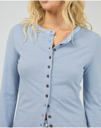 All About Eve - Sami Stripe Long Sleeve Top Blue