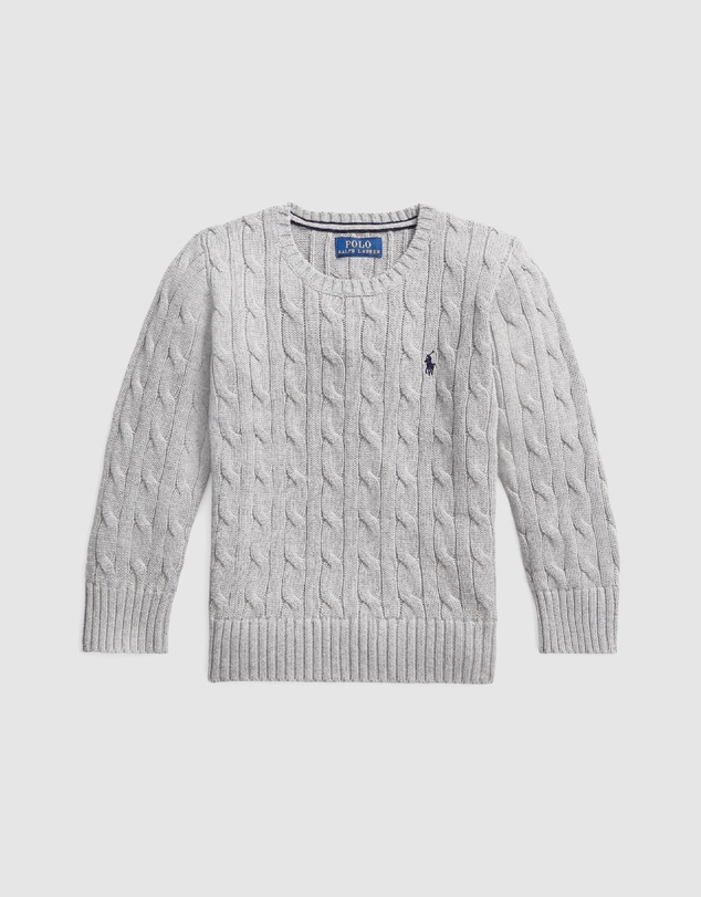 Polo Ralph Lauren - Cable-Knit Cotton Sweater - The Iconic Exclusive - Kids