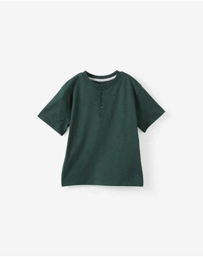 Cotton On Kids - Slub Henley Tee