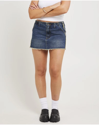 Insight - Manilla Denim Midi Skirt