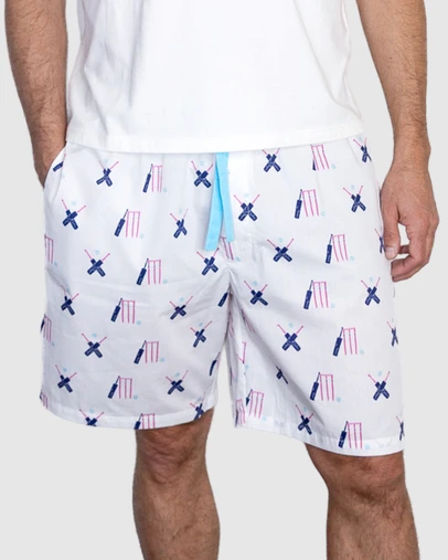 Sant And Abel - Men's Cricket Pink Sleep Shorts