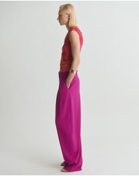 M.N.G - Grace Pleat Detail Trousers
