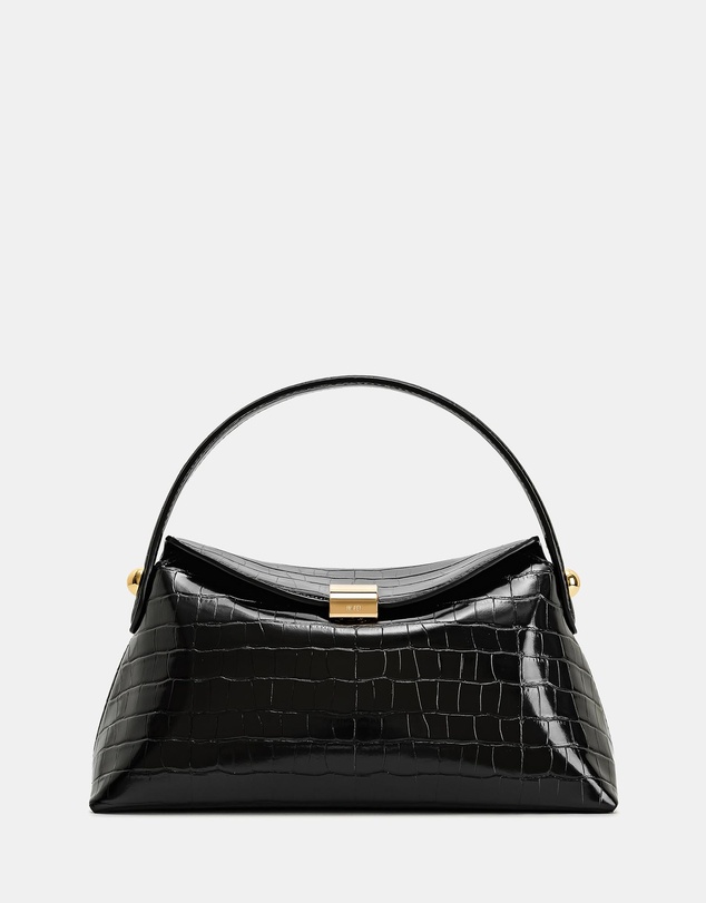 JW PEI - Emma Croc Embossed Box Bag