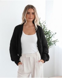 Esther & Co - Dorine Cardigan - Black