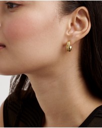 Ted Baker - HILYA: Hidden Heart Small Hoop Earrings