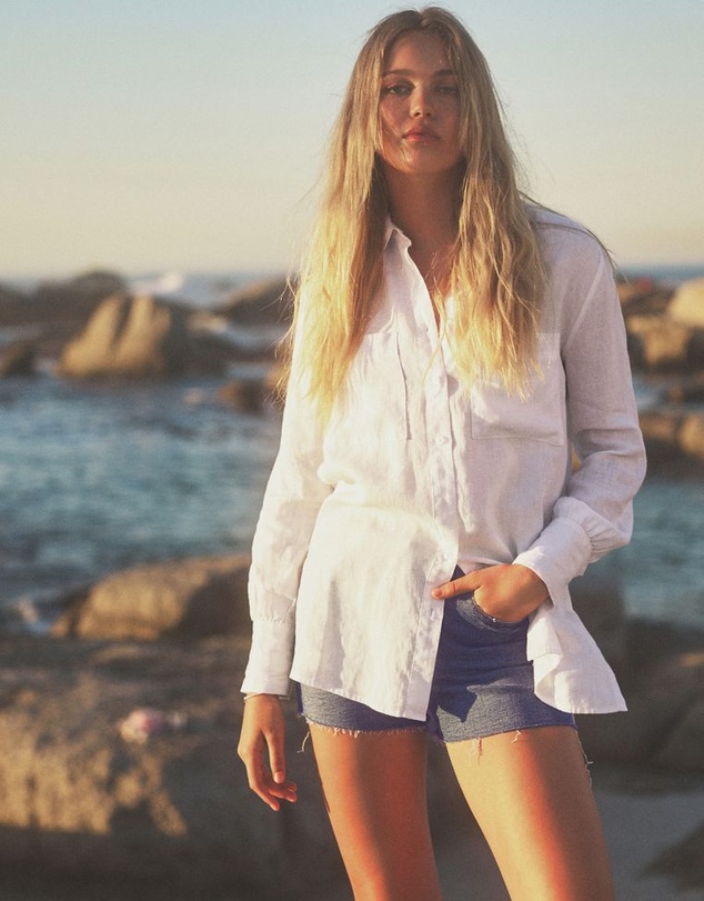 NEXT - 100% Linen Long Sleeve Shirt