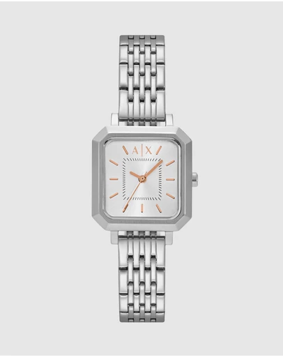 Armani Exchange - Silver Tone Analogue Watch