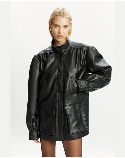 Bardot - Clements Vegan Leather Jacket