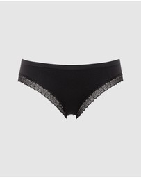 Billet Doux - Zen Dentelle Lace Trim Bikini Brief