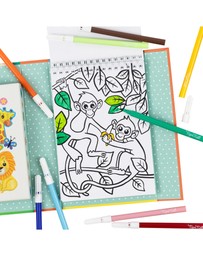 Tiger Tribe - Colouring Set - Zoo