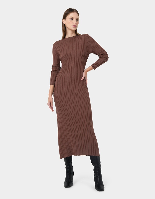 Forcast - Diana Long Sleeve Knit Dress