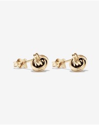 Michael Hill - Knot Stud Earrings in 10kt Yellow Gold