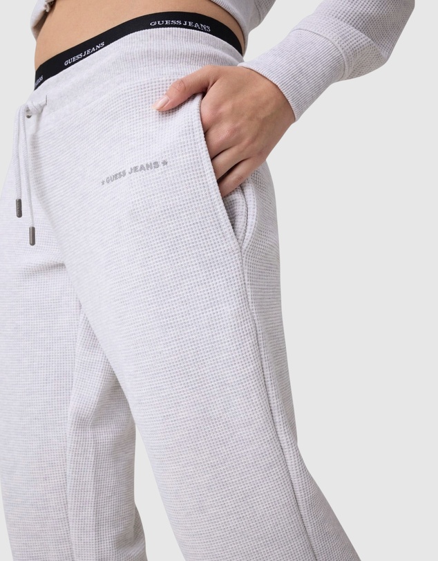 GUESS Jeans - GUESS JEANS Star Print Waffle Sweatpants