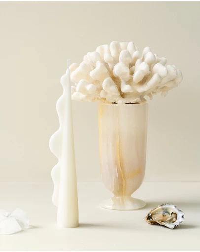 Black Blaze - Seaweed Pillar Candle
