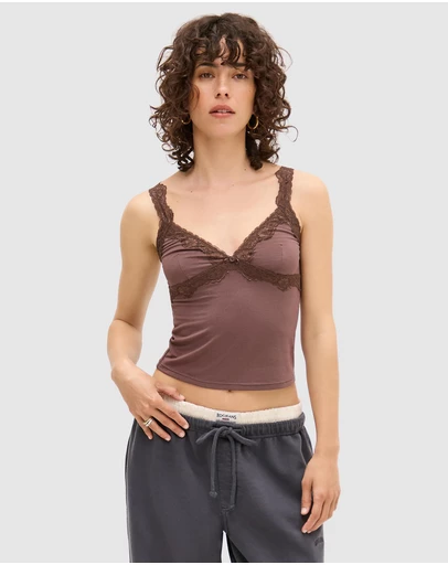 BDG By Urban Outfitters - Lace Trim Cami