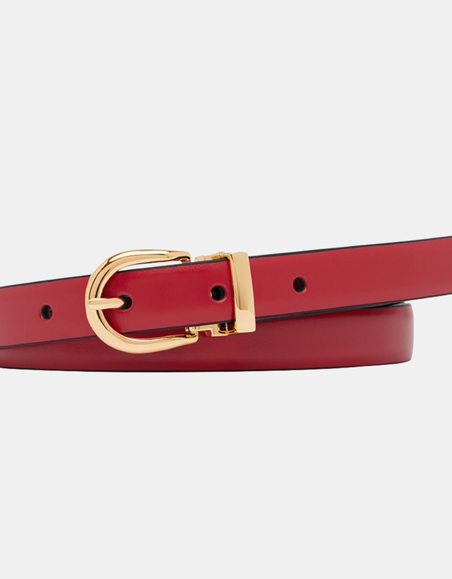 Buckle - Mallee. Australian Made Reversible Leather Belt. 19mm width.