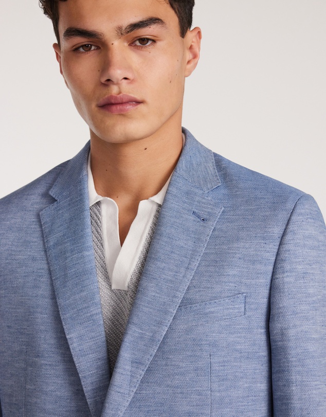 Calibre - Lyocell Linen Blazer Blue
